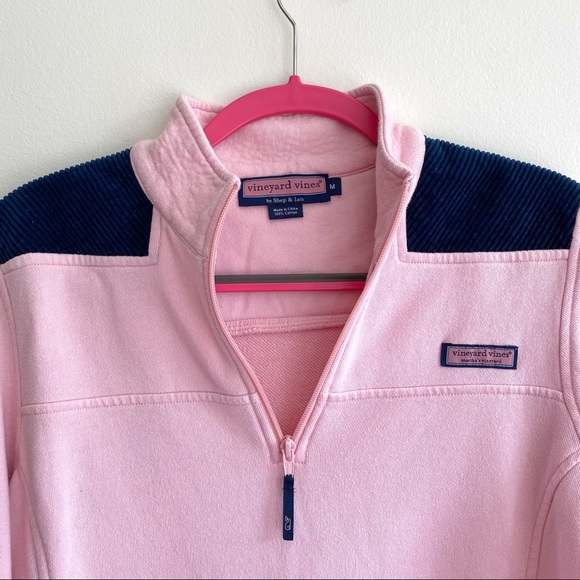 Vineyard Vines Shep & Ian Pink Pullover - Medium - Picture 2 of 4